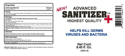 Advanced Sanitizer 250ml 70% Alcohol (Advance Sanitizer 250 mL)